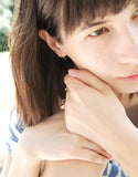 Granule Staple Earring - shoparo