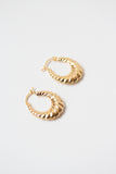 Puffy Hoop Earrings - shoparo