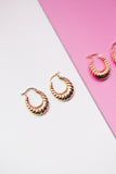 Puffy Hoop Earrings - shoparo