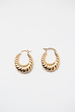 Puffy Hoop Earrings - shoparo