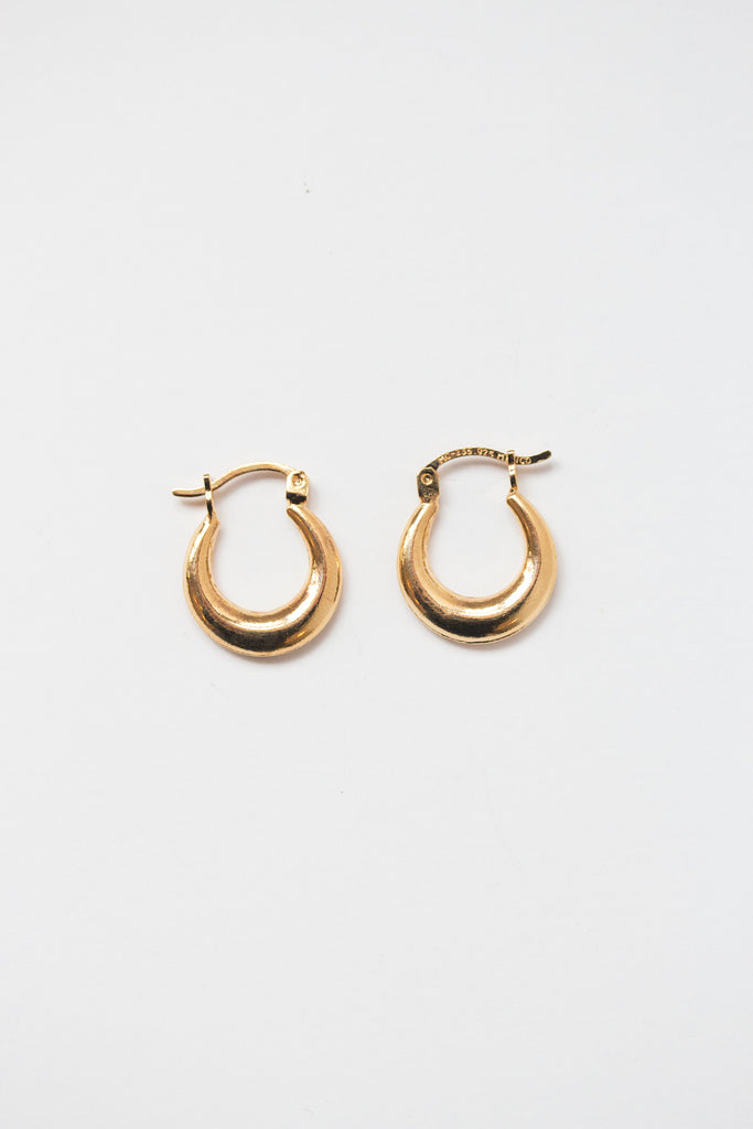 Classic Puffy Hoop Earrings - shoparo