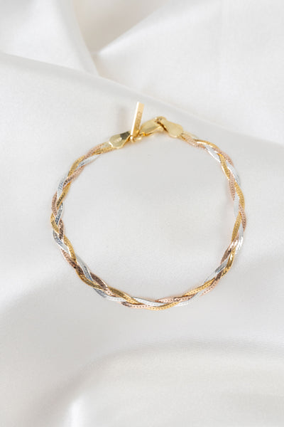 Tricolor Braided Bracelet
