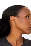 Circle Stone Earrings - Medium - shoparo