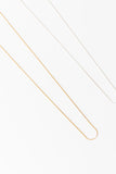 Rat Tail Chain Necklace - 16" - shoparo