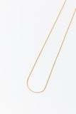 Rat Tail Chain Necklace - Gold - shoparo