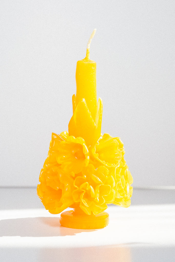 Small Floral Bouquet Candles - shoparo