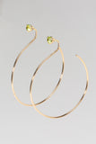 Threader Hoop Earrings - Medium - shoparo