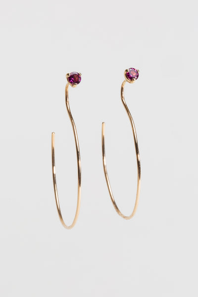 Hoop Threader Earrings - Small - shoparo