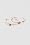 Hoops Earrings with Stone - shoparo