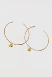 Hoops Earrings with Stone - shoparo