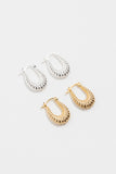 Ripple Puffy Hoops