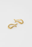 Sappho Earrings in Brass