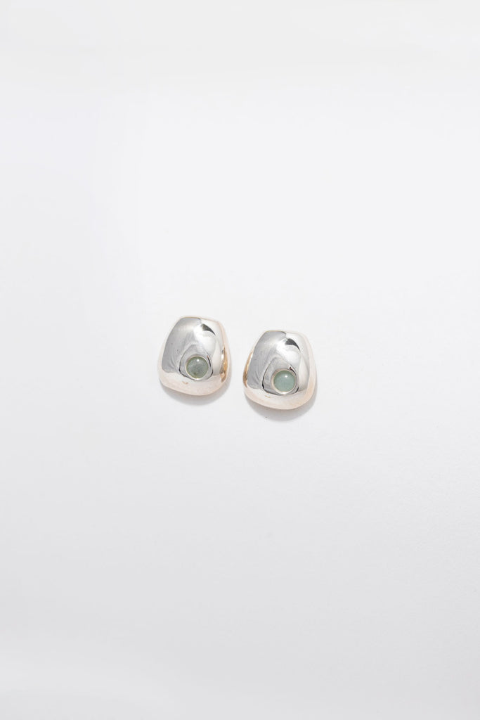 Bune Earrings in Silver
