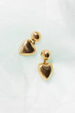 Heart Drop Earrings - shoparo