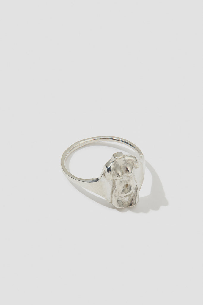 Mujeres Mini Signet Ring - shoparo