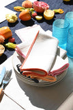 Rainbow Burlap Napkins, Set of 4