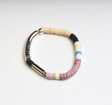 Julie Thevnot Silver Isiand Bracelet - shoparo