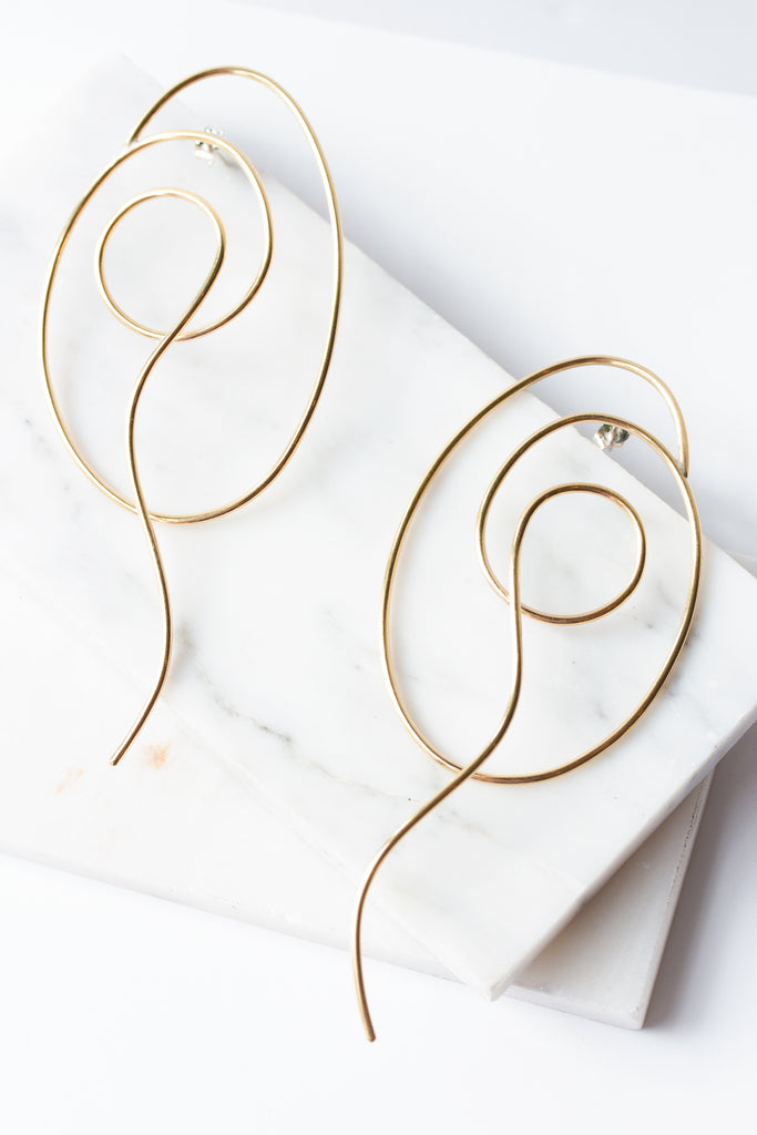 Spirula Earrings - shoparo