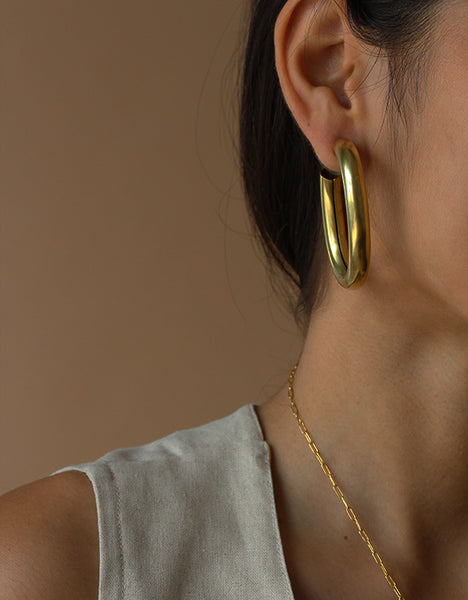 ★追跡&関税込【Laura Lombardi】CURVE EARRINGS/ピアス ADAM ET ROPÉ FEMME(アダム エ ロペ ファム) / 【LAURA LOMBARDI
