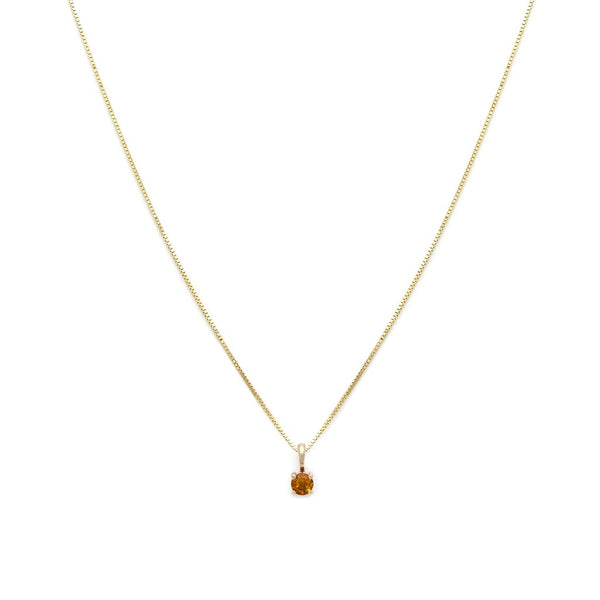 LEAH ALEXANDRA Element Necklace in Citrine shoparo