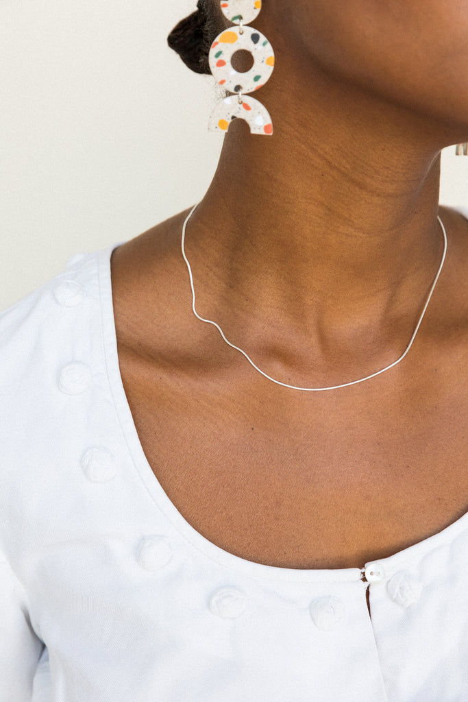 Rat Tail Chain Necklace - 16" - shoparo