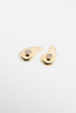 Wave Earrings in Rose Quartz