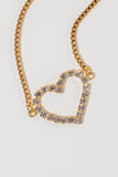Crystal Heart Necklace - shoparo