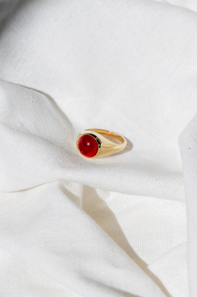 Primary Ring - Red Obsidian - shoparo