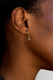 Hoops Earrings with Stone - shoparo