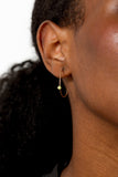 Hoops Earrings with Stone - shoparo