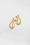 Sappho Earrings in Brass