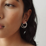 Rosa Swirl Hoops