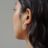 Rosa Swirl Hoops