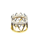 Brass Trikona Ring - shoparo