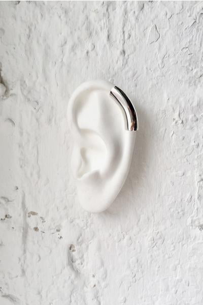 Lady Grey Helix Ear Cuff in Silver - shoparo