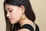 Laura Lombardi Curve Earrings - shoparo