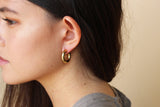 Laura Lombardi Medium Hoop Earrings - shoparo