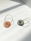 Cycle Hoops in Orange Calcite - shoparo