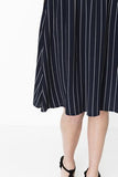 Storm + Marie DEAR-Skirt, Blue Stripe - shoparo