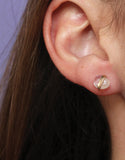 Moonstone Stud Earrings - shoparo